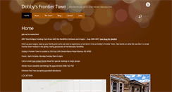 Desktop Screenshot of dobbysfrontiertown.com